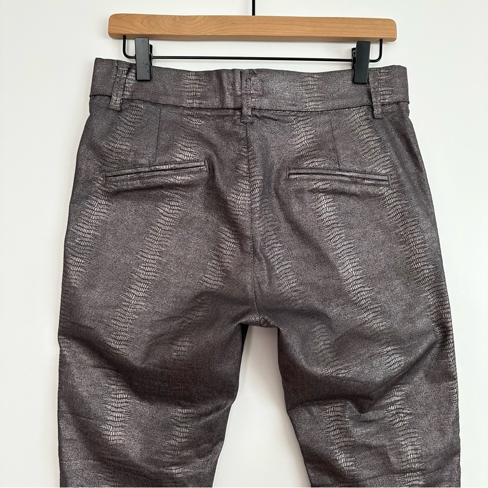 Bevy Flog Dafna Metallic Shimmer Python Snake Pan… - image 10